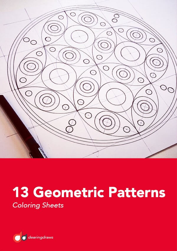 Coloring book 13 patterns