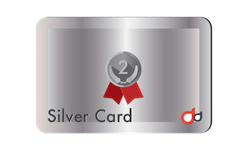 Membership card silver